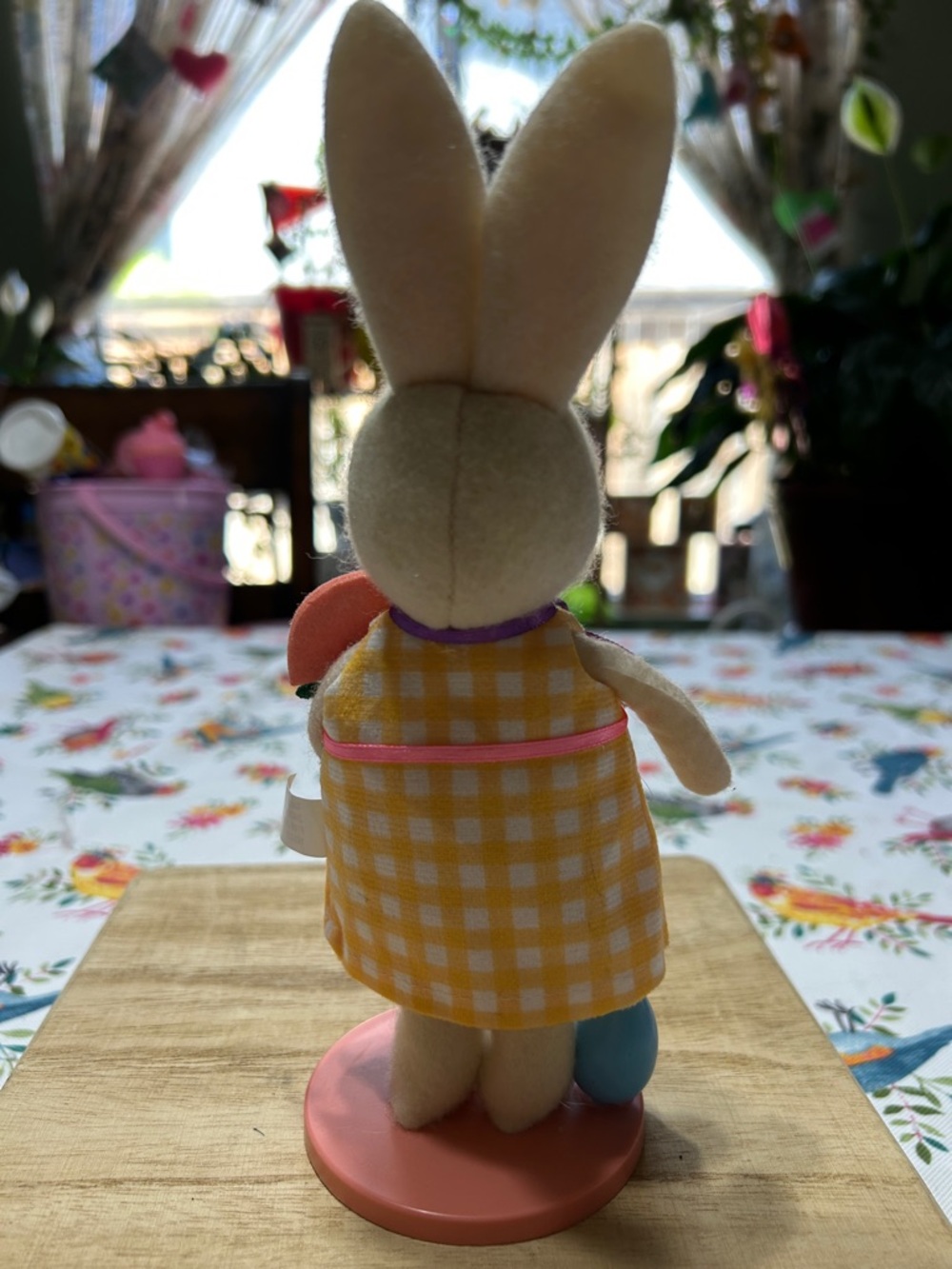 Spritz Easter Girl Bunny Dressed For The Celebration Holding a Mushroom NWT - Picture 4 of 7